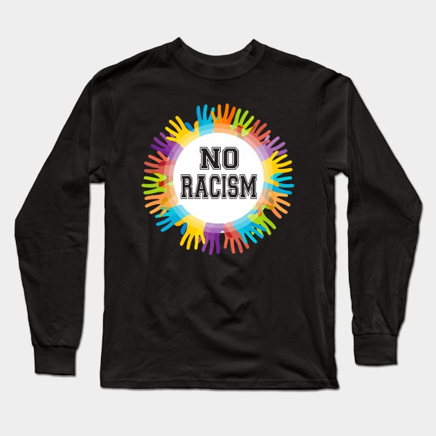 Make racism wrong again Long Sleeve T-Shirt by Work Memes